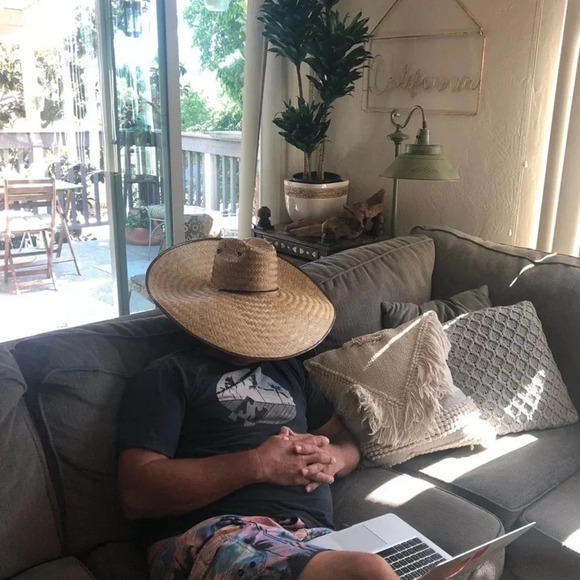 Gold metal california wall hanging - Picture 12 of 12